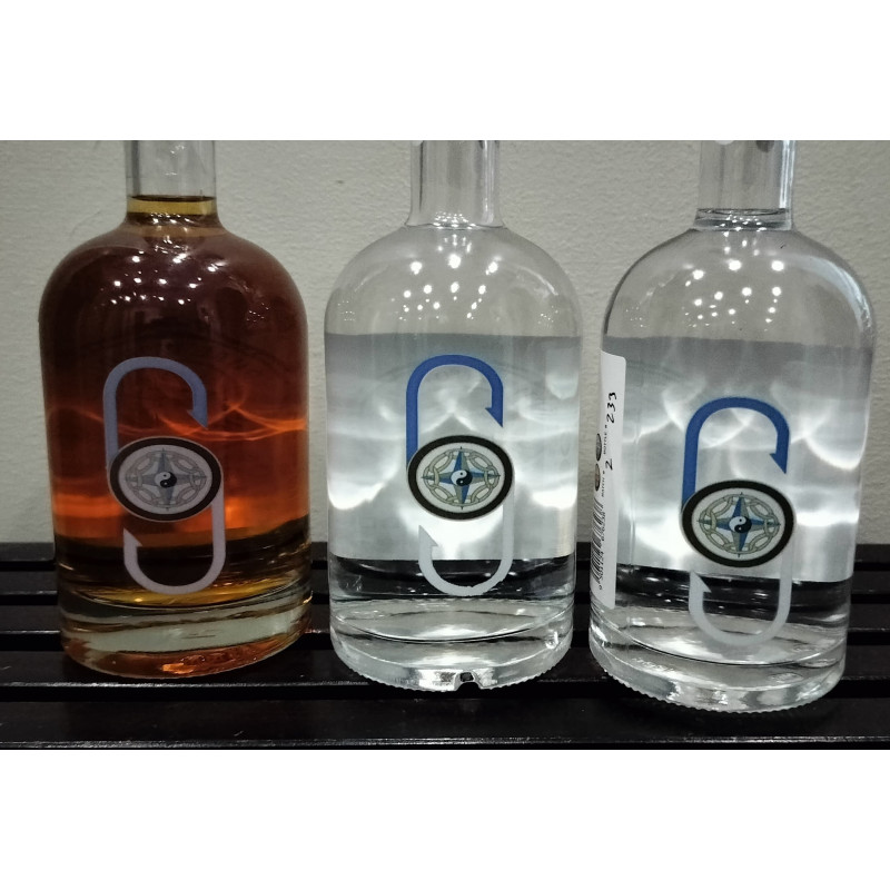 Custom bottle UV printed - own logo etc