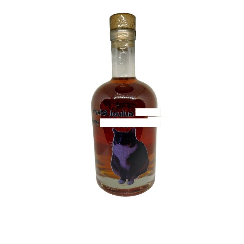Custom bottle UV printed - own logo etc