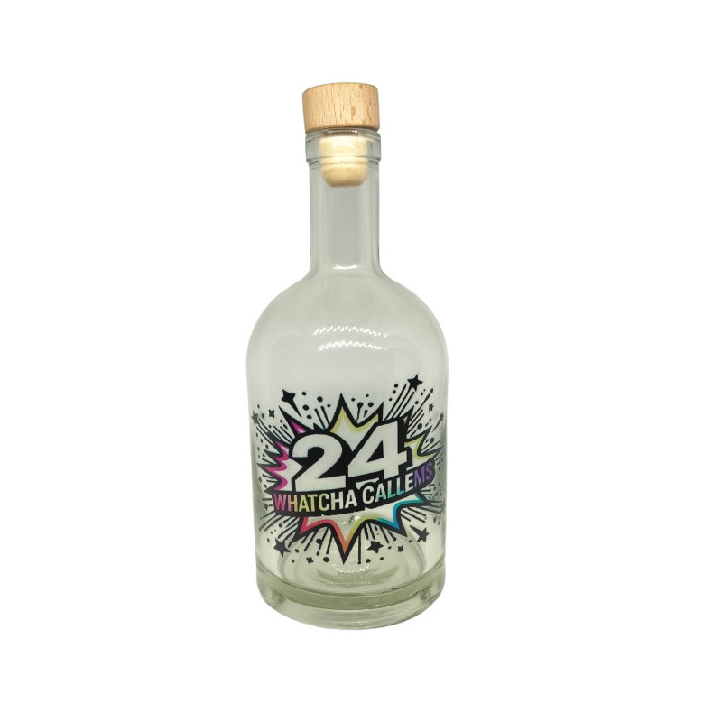 Custom bottle UV printed - own logo etc
