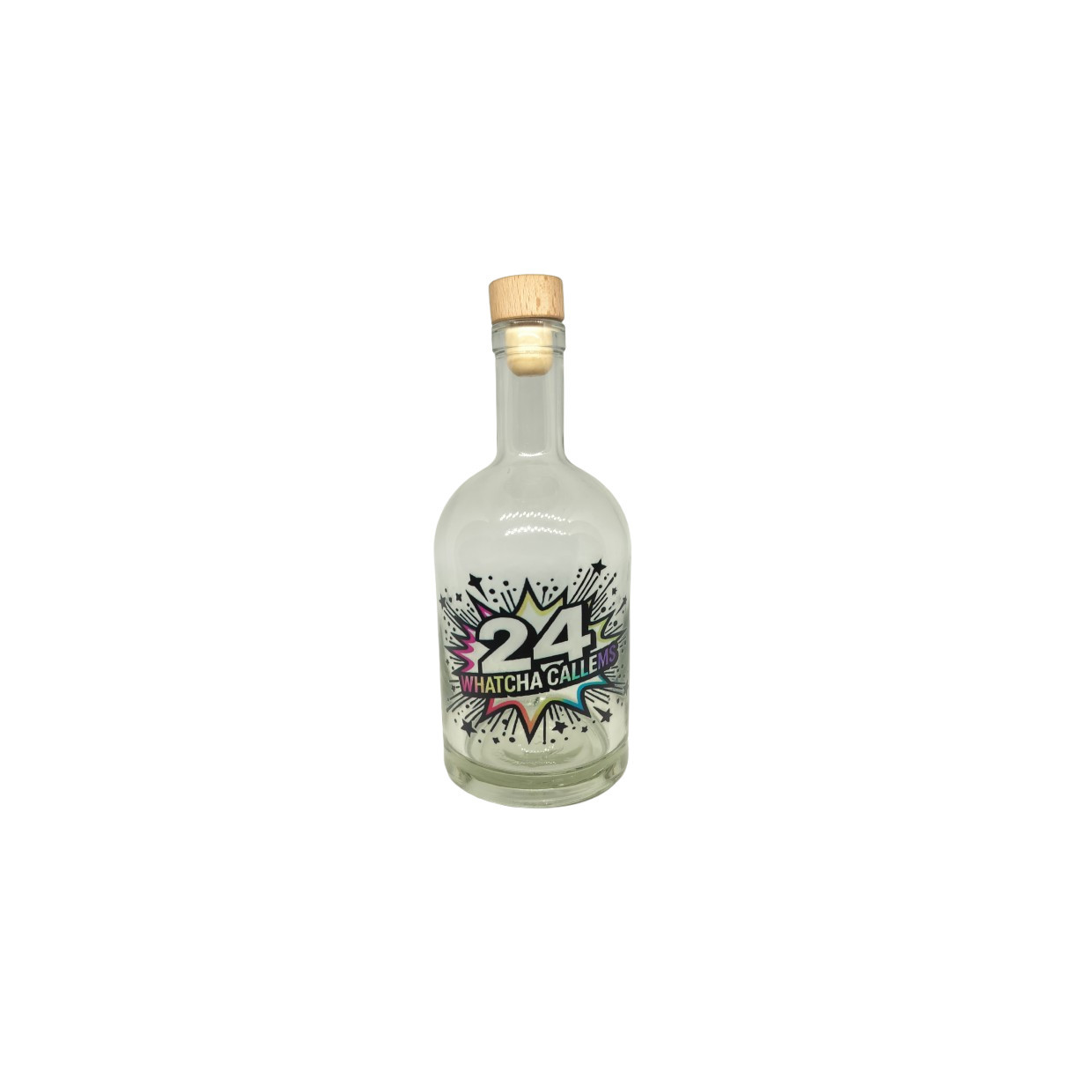Custom bottle UV printed - own logo etc