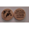Custom wooden business card - laser