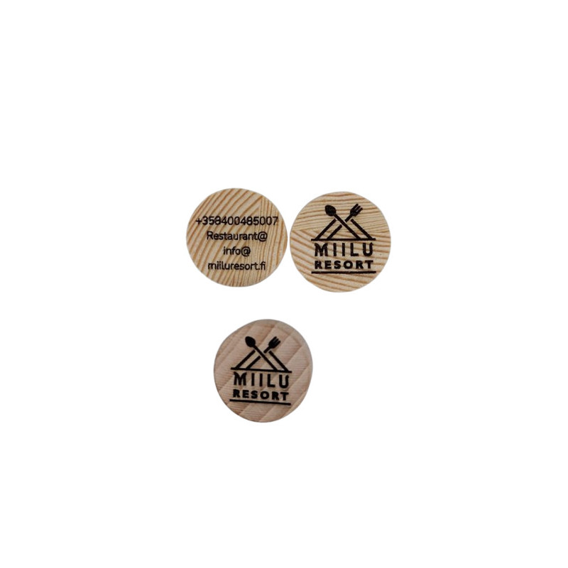 Custom wooden business card - laser