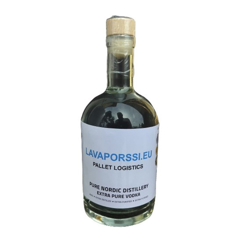 Custom label bottle - own logo & text