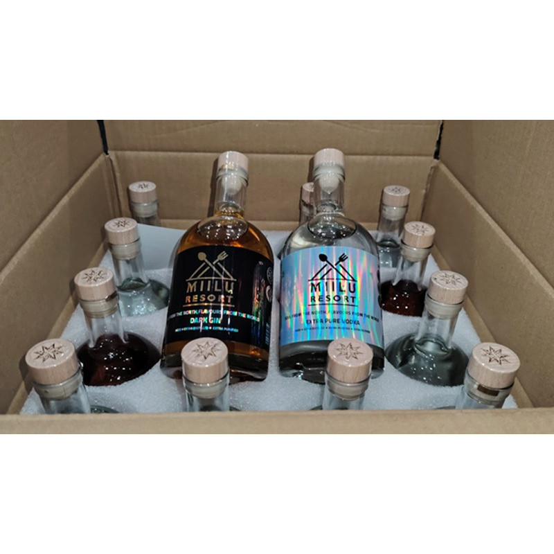 Custom label bottle - own logo & text