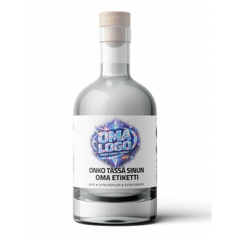 Custom label bottle - own logo & text