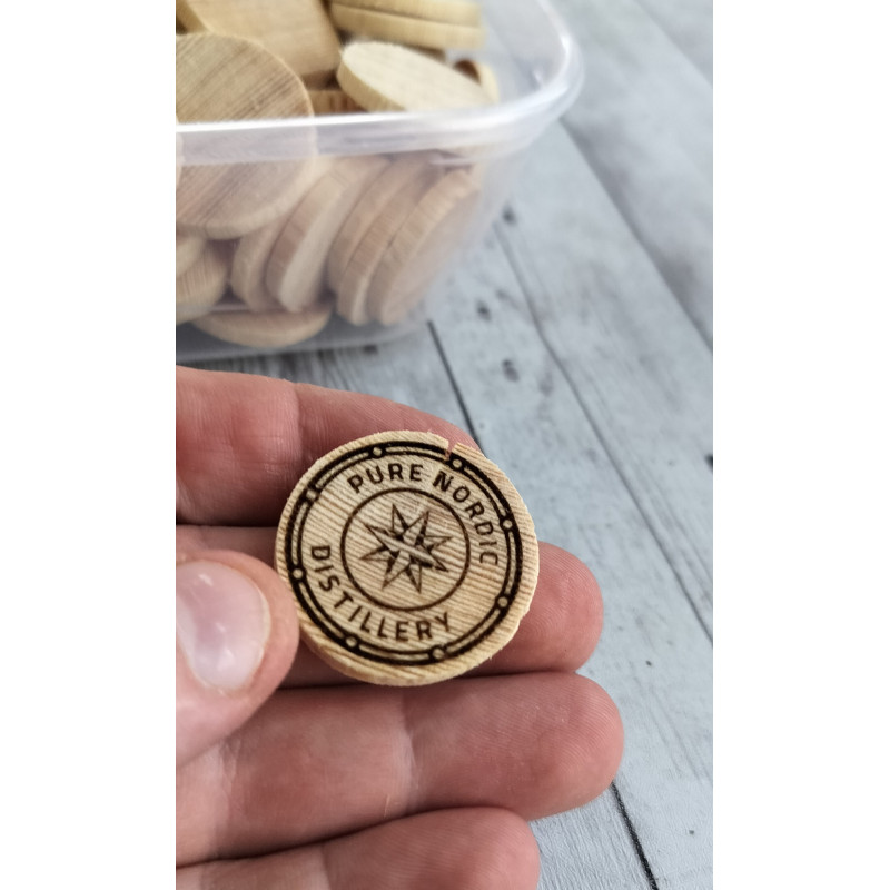 Custom wooden business card - laser