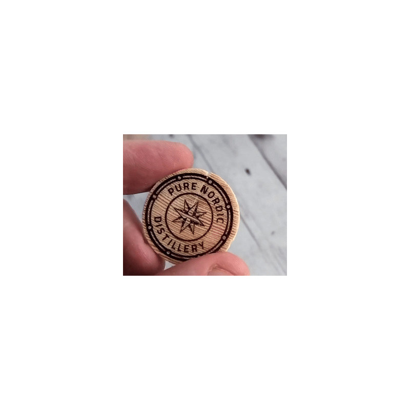 Custom wooden business card - laser