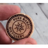 Custom wooden business card - laser